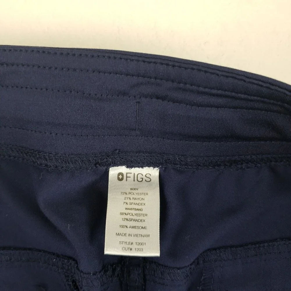 FIGS Axim Cargo Scrub Pant Mens XL Blue Double Pocket T2001 Technical Collection